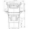 Draft Hutterer & Lechner Perfect-drain for garages and basements, vertical, DN160 [Code number: HL 616W/5]