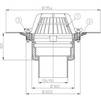 Draft Hutterer & Lechner Flat-roof drain, vertical, DN110 [Code number: HL 62/1] (Russia)