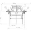 Draft Hutterer & Lechner Flat-roof drain, vertical, DN160 [Code number: HL 62/5]