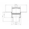 Draft Hutterer & Lechner Flat-roof drain with PVC collar, vertical, DN110 [Code number: HL 62BP/1]