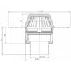 Draft Hutterer & Lechner Flat-roof drain with PP-flange, vertical, DN110 [Code number: HL 62F/1]