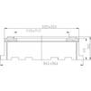Draft Hutterer & Lechner Drainage extension 93 mm / 362 x 362 mm, total height 100 mm. [Code number: HL 636]