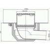 Draft Hutterer & Lechner Flat-roof drain with PP-flange, walkable, horizontal, DN75 [Code number: HL 64BF/7]