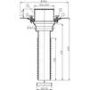 Draft Hutterer & Lechner Flat-roof renovation drain, walkable, vertical, DN110 [Code number: HL 69B/1]