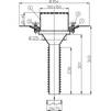 Draft Hutterer & Lechner Flat-roof renovation drain, walkable, vertical, DN75 [Code number: HL 69B/7]