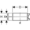 Draft Geberit HDPE Electroweld sleeve coupling, d75 [Code number: 365.771.16.1]