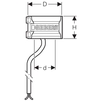 Draft Geberit Pluvia heating element 230 V / 8 W [Code number: 359.971.00.1]