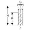 Чертеж Патрубок Geberit HDPE с резьбовым соединением, из ПНД, G 2", d 50 [Артикул: 152.114.16.1]