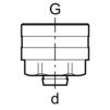Draft Geberit Mepla union connector for Euro cone, d20 х EuG3/4" [Code number: 642.534.22.2]