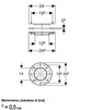 Draft Geberit loose flange for floor drain 363.653 and 364.673 [Code number: 363.665.00.1]