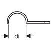 Draft Geberit single pipe clip, d 16 [Code number: 601.763.00.1]