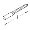 Draft REHAU RAUPIANO PLUS hanger bolt for clamp, М 10/100 mm [Code number: 11210841002 / 121 084 002]