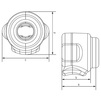 Draft REHAU RAUTITAN sound protection box for wall elbow, Rp - 1/2 [Code number: 12069271001 / 206 927 001]
