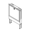 Draft (DISCONTINUED FROM PRODUCTION) - REHAU RAUTITAN manifold cabinet, white, UP-Typ 110/450 [Code number: 13454001001 / 345 400 001]