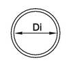 Draft Wavin Optima O-ring seal, rubber, Di 50 [Code number: 4055710 / 24326670]