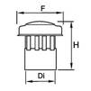Draft Wavin Optima deflector ventilation pipe, brown, d - 50 [Code number: 3043759 / 24326905]