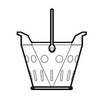Draft Wavin Tegra 600 Sludge basket, d - type, galvanized steel [Code number: 22986634]