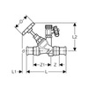 Draft [NO LONGER PRODUCED. REPLACEMENT: 94882] - Geberit Mapress straight seat shut-off valve, d 15 [Code number: 94892]