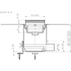 Draft Hutterer & Lechner Shower drain "Primus-Drain", including sealing kit and adjusting angles, DN50 [Code number: HL 540]