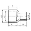 Draft Wavin PVC Pressure Pipe systems Reduction socket, PVC-U, PN16, d - 75-63-50 [Code number: 20137727]