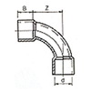 Draft Wavin PVC Pressure Pipe systems Bend 90°, PVC-U, PN10, d - 50, Z75 [Code number: 20126221]