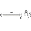 Draft Hauraton FASERFIX KS 100 Channel up to load class F 900, type 100F, stainless steel, 1000x160x100 mm (price on request) [Code number: 1708]