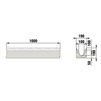 Draft Hauraton FASERFIX SUPER 100 Channel up to load class F 900, with galvanised angle housings, type 01, 1000x190x190 mm (price on request) [Code number: 6000]