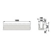 Draft Hauraton FASERFIX SUPER 100 Channel up to load class F 900, with galvanised angle housings, type 010, 1000x190x235 mm (price on request) [Code number: 6042]