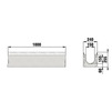 Draft Hauraton FASERFIX SUPER 150 Channel up to load class F 900, with galvanised angle housings, type 01, 1000x240x255 mm (price on request) [Code number: 2000]