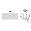 Draft Hauraton FASERFIX SUPER 150 Channel up to load class F 900, with galvanised angle housings, type 020, 1000x240x369 mm (price on request) [Code number: 2044]