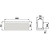 Draft Hauraton FASERFIX SUPER 200 Channel up to load class F 900, with galvanised angle housings, type 010, 1000x290x350 mm (price on request) [Code number: 3042]