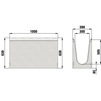 Draft Hauraton FASERFIX SUPER 300 Channel up to load class F 900, with galvanised angle housings, type 01 H, 1000x390x630 mm (price on request) [Code number: 4044]