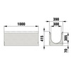 Draft Hauraton FASERFIX SUPER 300 Channel up to load class F 900, with galvanised angle housings, type 01, 1000x390x415 mm (price on request) [Code number: 4000]