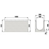 Draft Hauraton FASERFIX SUPER 300 Channel up to load class F 900, with galvanised angle housings, type 020, 1000x390x510 mm (price on request) [Code number: 4244]