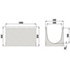 Draft Hauraton FASERFIX SUPER 500 Channel up to load class F 900, with galvanised angle housings, type 01, 1000x590x630 mm (price on request) [Code number: 4121]