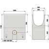 Draft Hauraton FASERFIX SUPER 500 Trash box element with galvanised mud bucket for type 01 (price on request) [Code number: 4130]