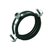 Draft SINIKON Metal clamp with rubber seal, bolt and dowel, 6" (155-162 mm) M8 (Aquer) [Code number: OMGK-006]