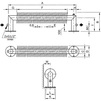 Draft ISAN SPIRAL Radiator RA1, self-standing version, diameter of tube 32x2,0 mm, diameter of winding 92 mm, length 1000 mm (price on request) [Code number: ZRA-132092100S01]