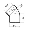 Draft Wavin SiTech+ Bend 15°, d110 [Code number: 3067713]