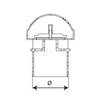 Draft (REPLACEMENT: 394003.C) - SINIKON Standart Ventilation pipe, PP, D75 [Code number: 394003.R]