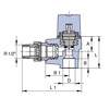 Draft Wavin Ekoplastik PPRC Radiator valve, thermostatic, angular, d 20 [Code number: SVER020RXX]