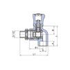 Draft Wavin Ekoplastik PPRC Radiator valve, angular, d 20 [Code number: SVER020KXX]
