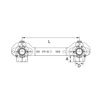 Draft Wavin Ekoplastik Therm Wall-mounted mixer set, d 20x1/2” (price on request) [Code number: BNKD02020X]