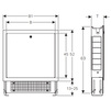 Draft Geberit Manifold cabinet T11-15, B 50cm [Code number: 652.470.00.1]