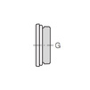 Draft Geberit End cap for distributing unit, nickel-plated, G 1" [Code number: 652.431.22.1]