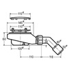 Draft VIEGA Tempoplex drain, CH 60 mm, d 115, DN 40/50 [Code number: 634100 (V)]