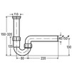 Draft VIEGA Pipe odour trap for sink, d 1 1/2" x 40 [Code number: 105716]