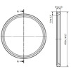 Draft Ostendorf Lip seal SBR, d - 110 [Code number: 880060]