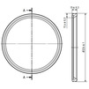 Draft Ostendorf Lip seal SBR, d - 200 [Code number: 880100]