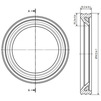 Draft Ostendorf KG Profile gasket for KGUS, d - 110 [Code number: 881100]